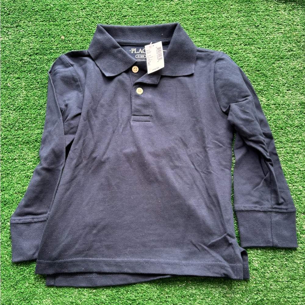 Children’s Place Long Sleeve Polo (Brand New)